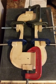 The clamped blocks